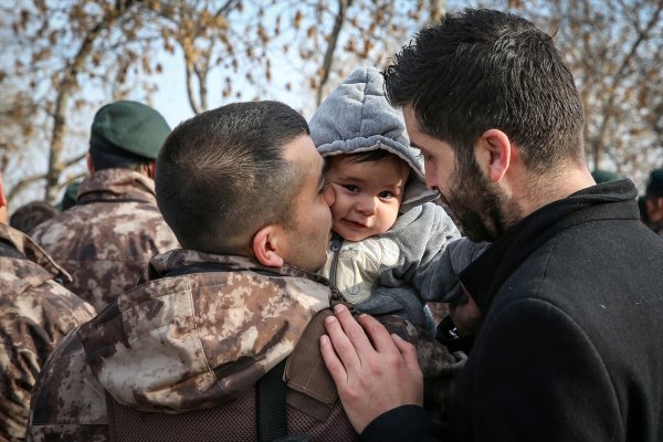 PÖH ve JÖH'ler dualarla Afrin'e uğurlandı